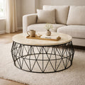 Nexus Wire Coffee Table | Round Modern Wire Base Table