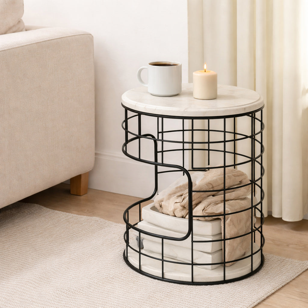 Kairo Side Table | 2-Tier Modern Side Table