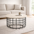 Grid Coffee Table | Modern Steel Frame Coffee Table