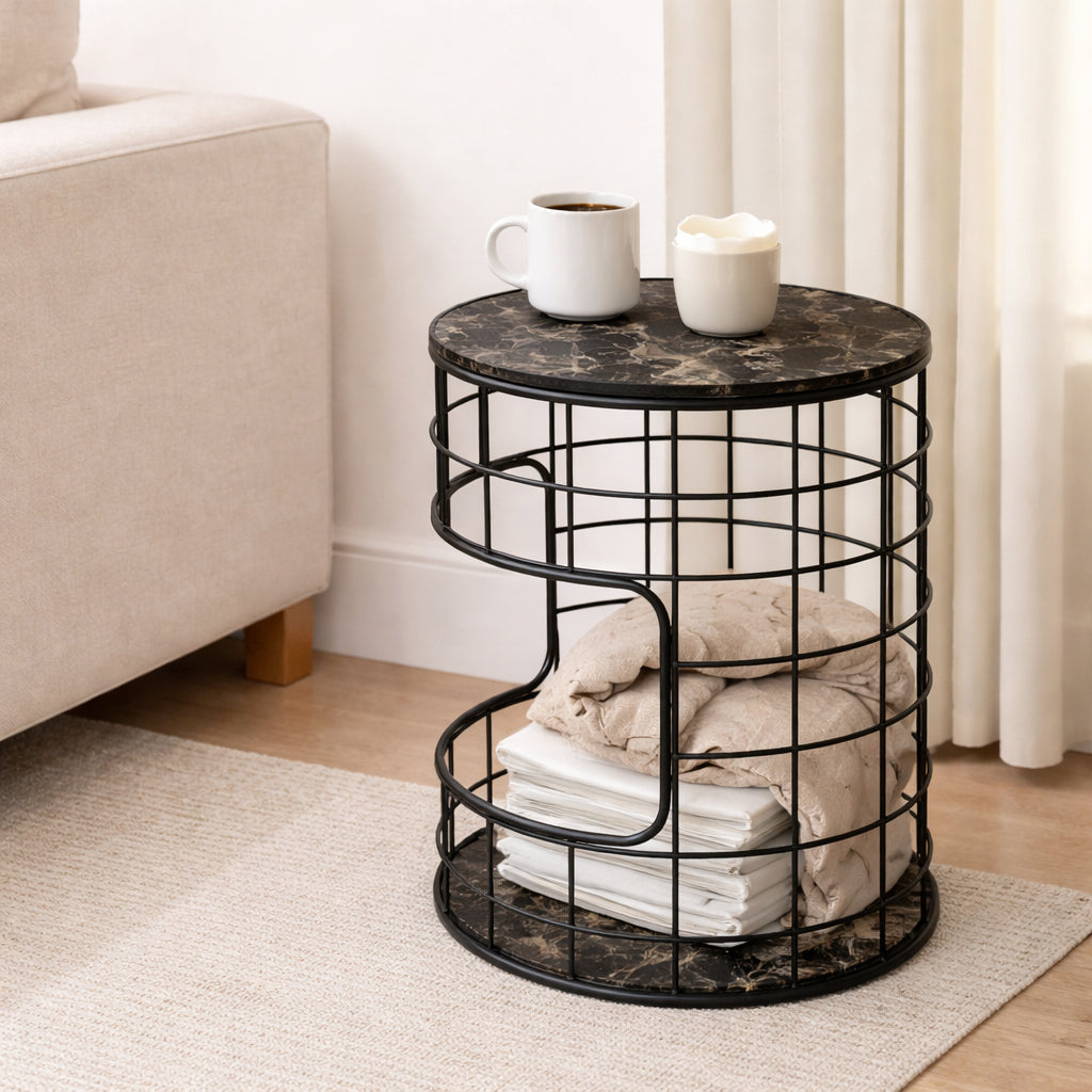 Kairo Side Table | 2-Tier Modern Side Table